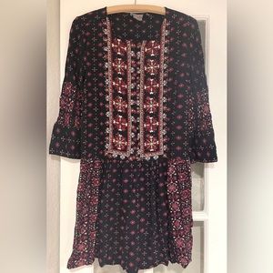 Anthropologie Embroidered Tunic/Dress Size Small, EUC